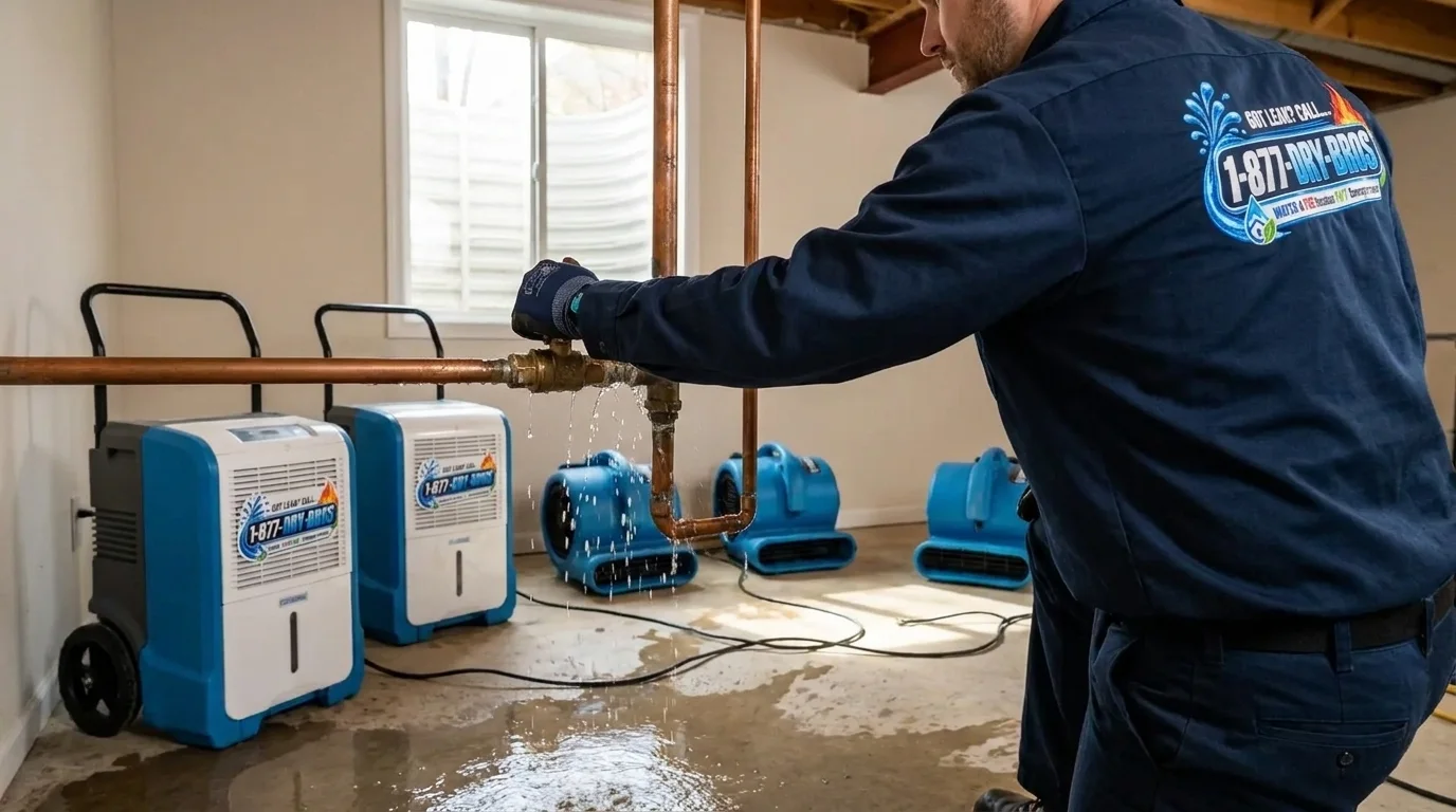 Burst Pipe Cleanup and Repair in Des Plaines